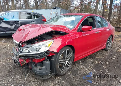 2017 Honda Accord Sport Se из США, поврежденный, VIN 1HGCR2F1XHA260766